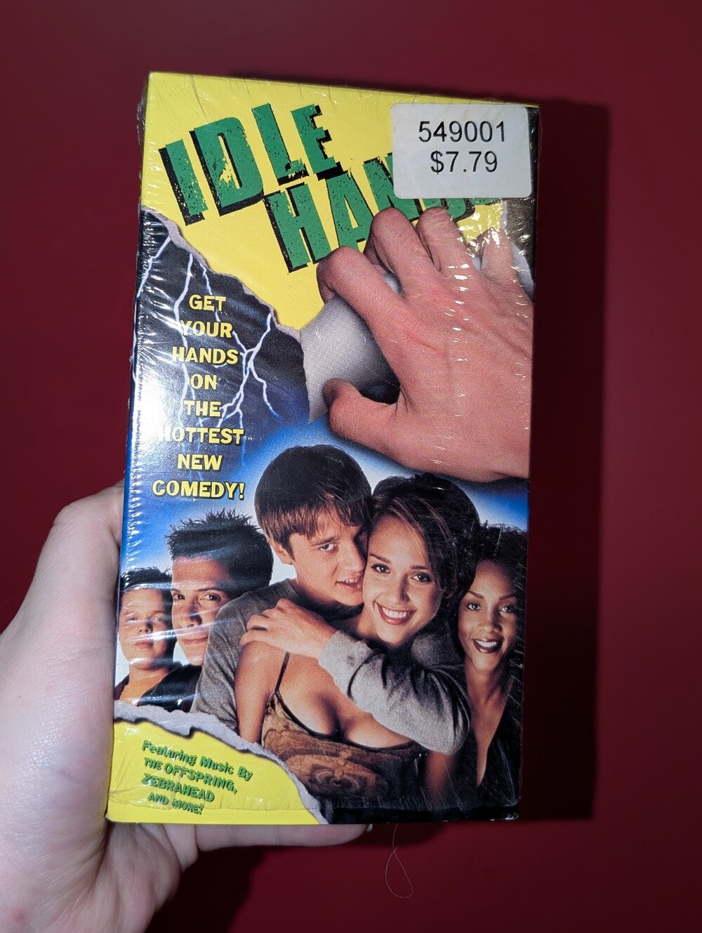 Idle Hands Horror Movie VHS Tape